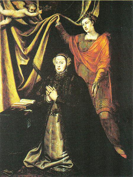 unknow artist Catherine of Habsberg and St. Catherine of Alexandria